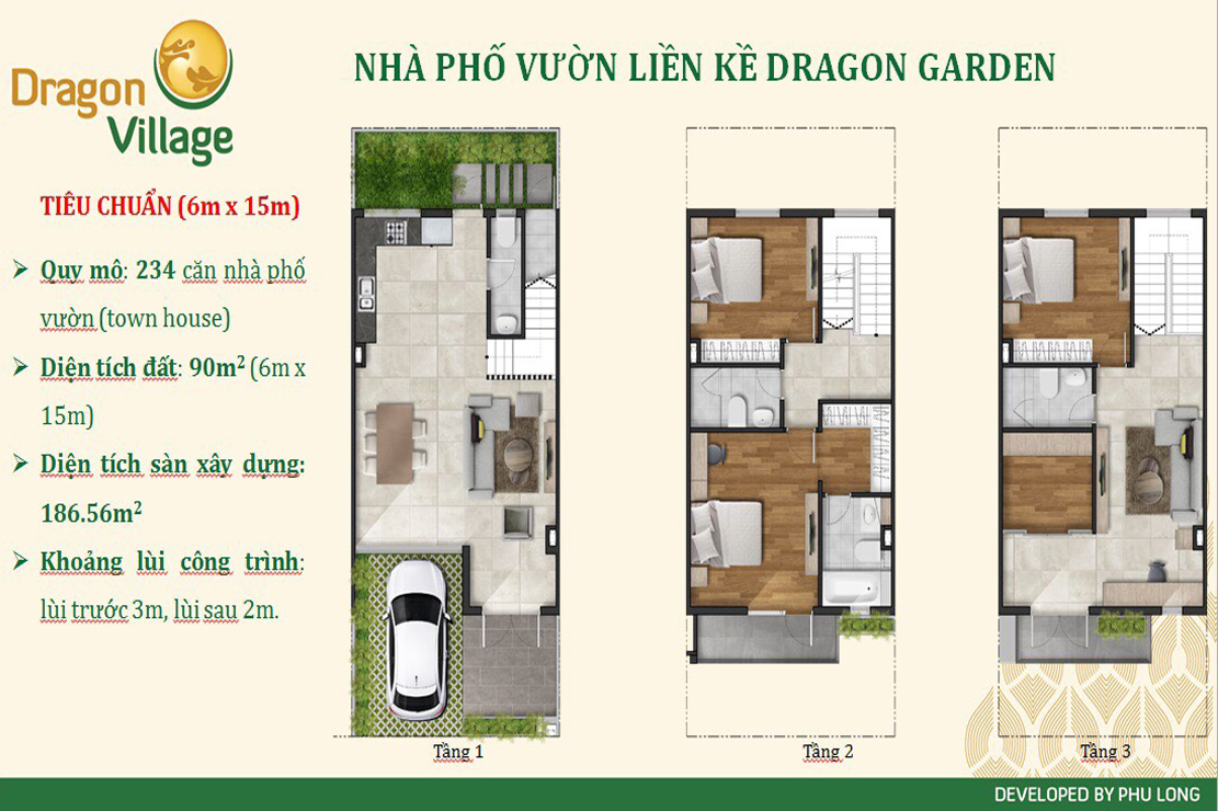Thiết kế nhà phố Dragon Village